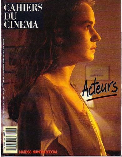 CAHIERS DU CINEMA magazine side cover Issue 407/408 May 1988