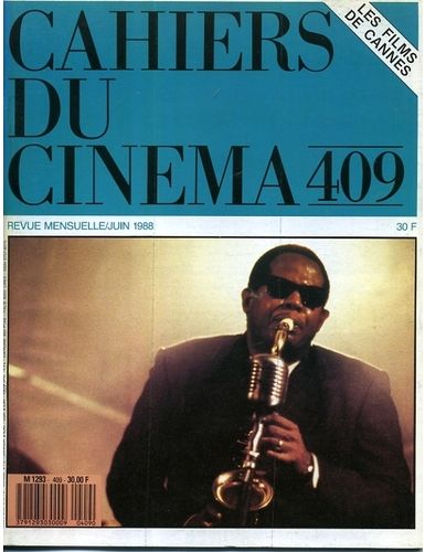 CAHIERS DU CINEMA magazine side cover Issue 409 June 1988