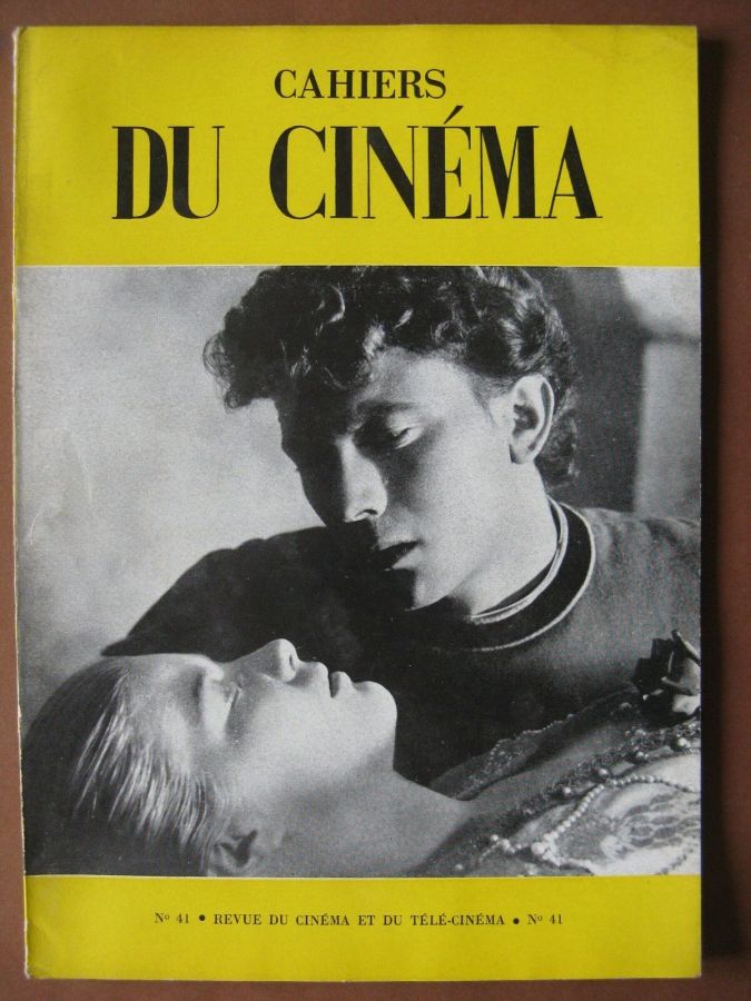 CAHIERS DU CINEMA magazine side cover Issue 41 December 1954