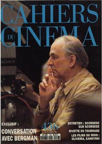 CAHIERS DU CINEMA magazine side cover Issue 436 October 1990