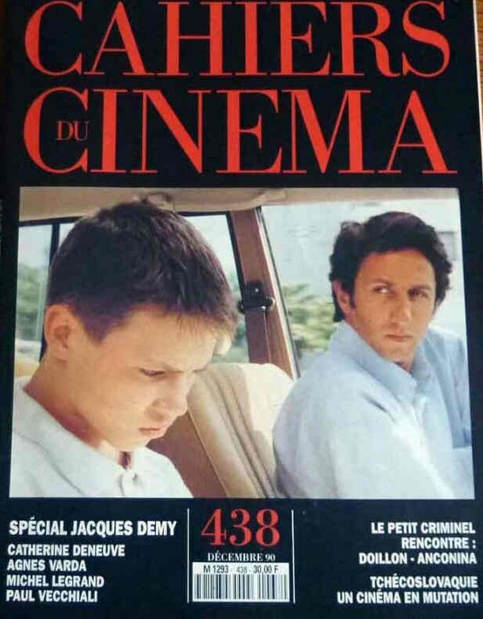 CAHIERS DU CINEMA magazine side cover Issue 438 December 1990