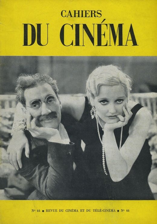 CAHIERS DU CINEMA magazine side cover Issue 44 February 1955
