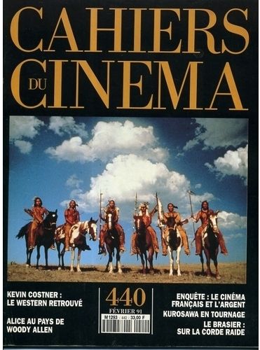 CAHIERS DU CINEMA magazine side cover Issue 440 February 1991