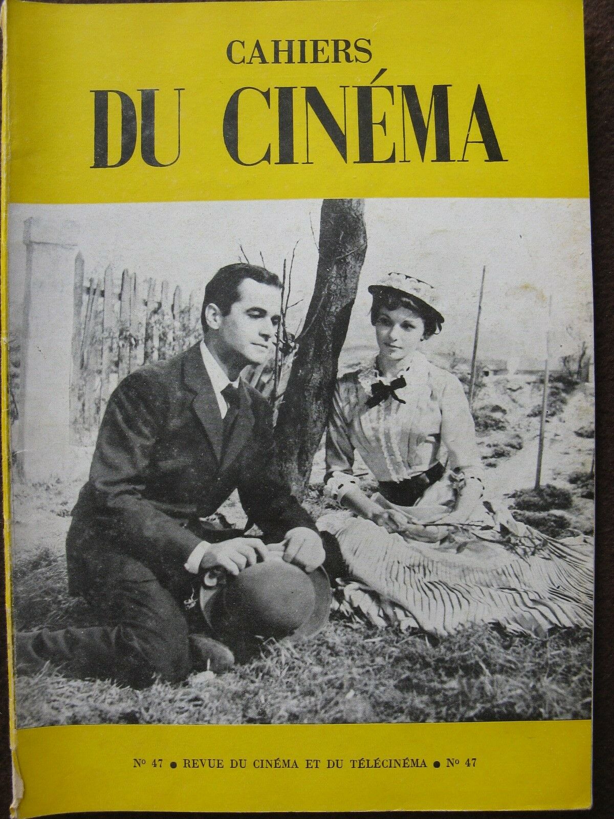CAHIERS DU CINEMA magazine side cover Issue 47 May 1955