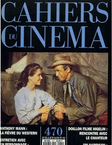 CAHIERS DU CINEMA magazine side cover Issue 470 July/August 1993