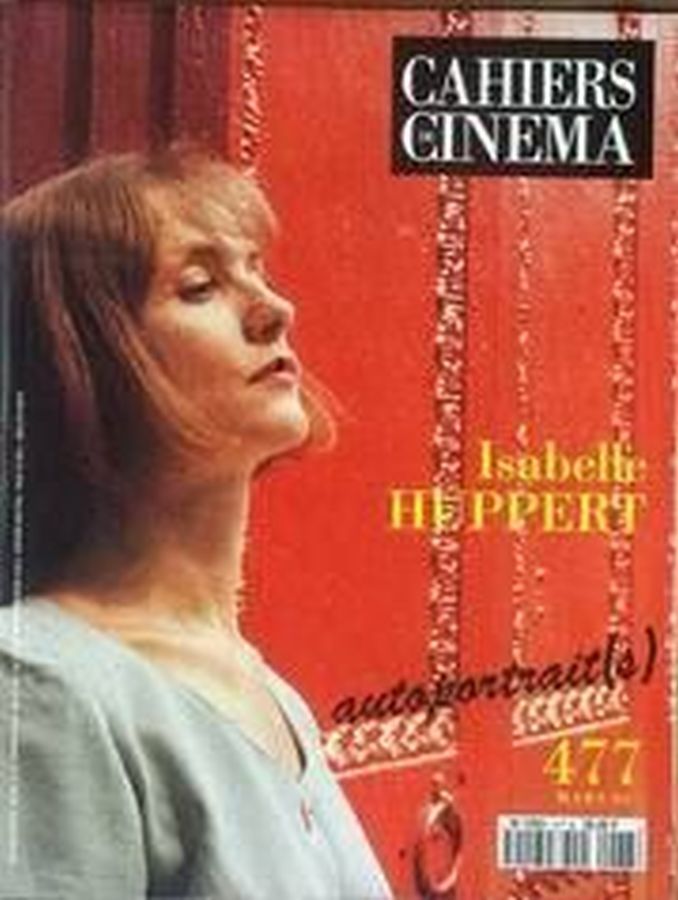 CAHIERS DU CINEMA magazine side cover Issue 477 March 1994