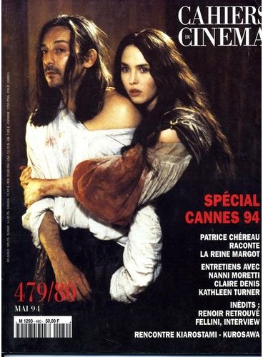 CAHIERS DU CINEMA magazine side cover Issue 479/480 May 1994