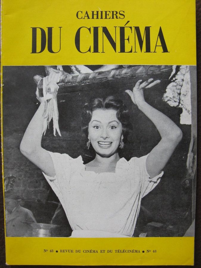 CAHIERS DU CINEMA magazine side cover Issue 48 June 1955