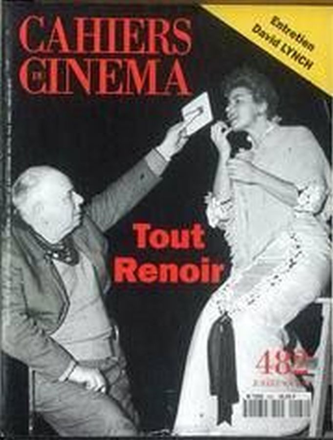 CAHIERS DU CINEMA magazine side cover Issue 482 July/August 1994
