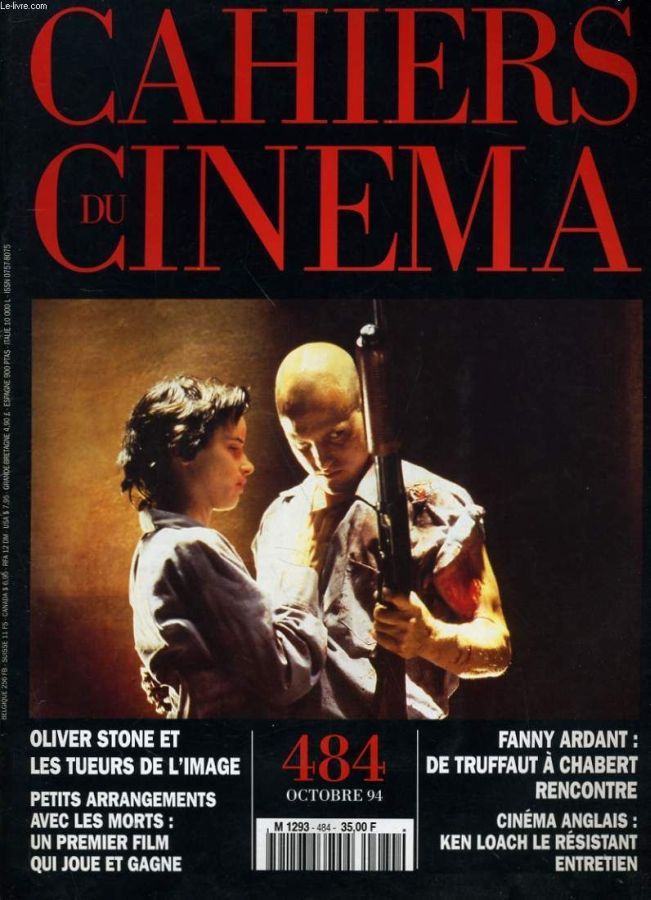 CAHIERS DU CINEMA magazine side cover Issue 484 October 1994