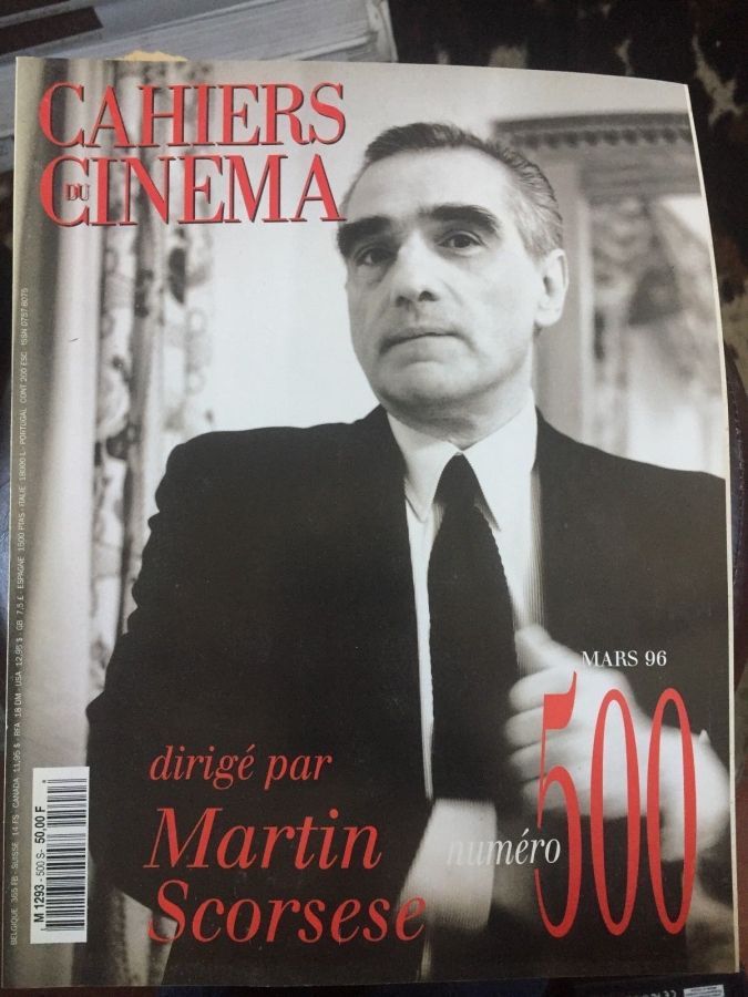 CAHIERS DU CINEMA magazine side cover Issue 500 March 1996