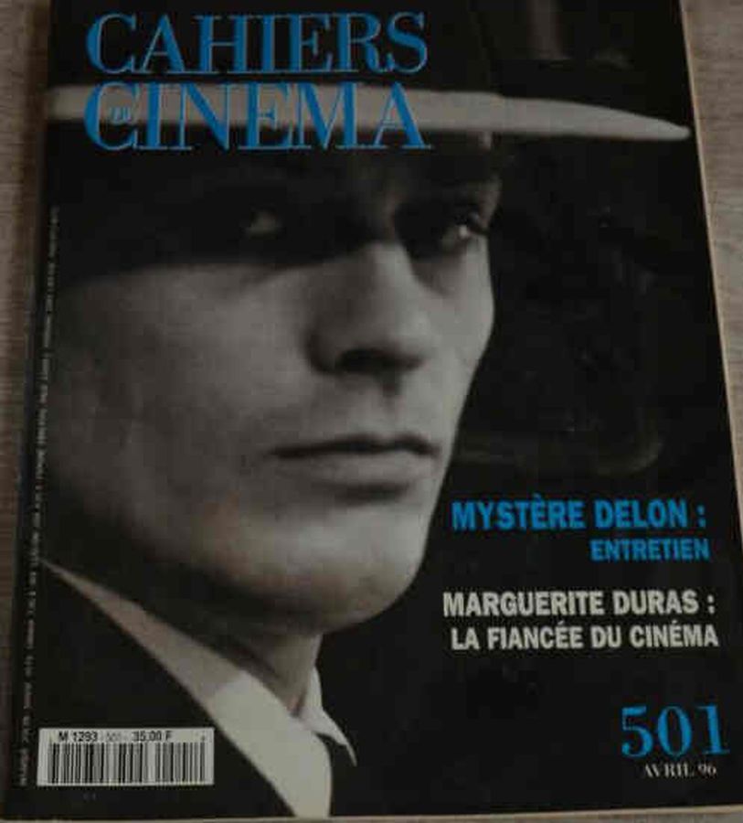 CAHIERS DU CINEMA magazine side cover Issue 501 April 1996