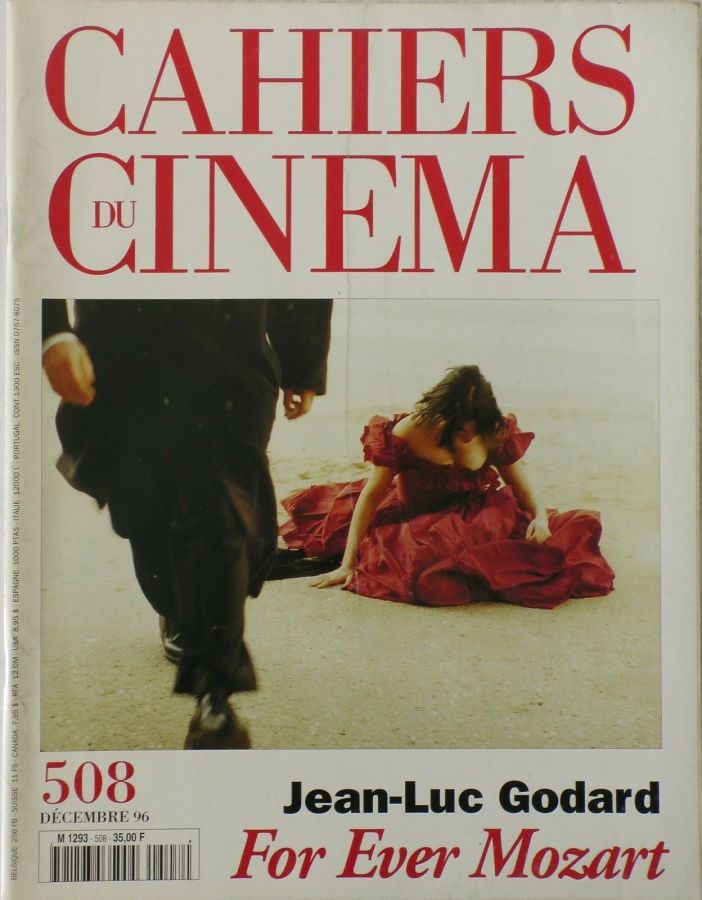 CAHIERS DU CINEMA magazine side cover Issue 508 December 1996