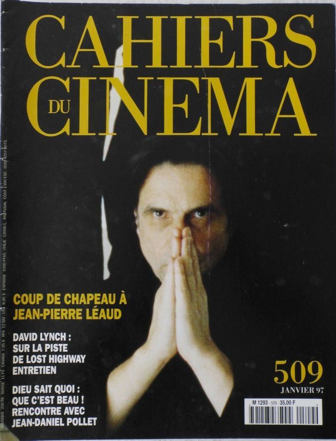 CAHIERS DU CINEMA magazine side cover Issue 509 January 1997