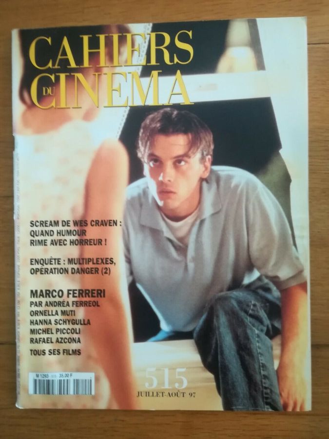 CAHIERS DU CINEMA magazine side cover Issue 515 July/August 1997