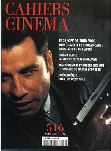 CAHIERS DU CINEMA magazine side cover Issue 516 September 1997