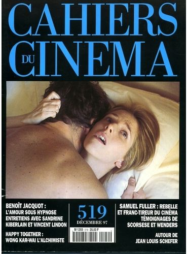 CAHIERS DU CINEMA magazine side cover Issue 519 December 1997