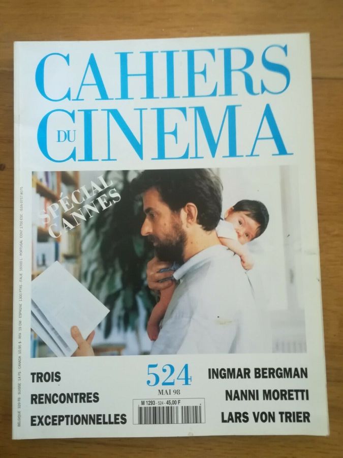 CAHIERS DU CINEMA magazine side cover Issue 524 May 1998