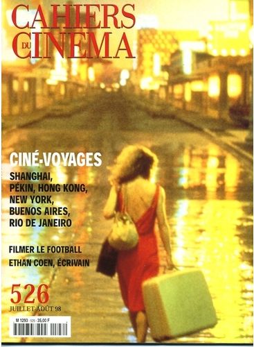CAHIERS DU CINEMA magazine side cover Issue 526 July/August 1998