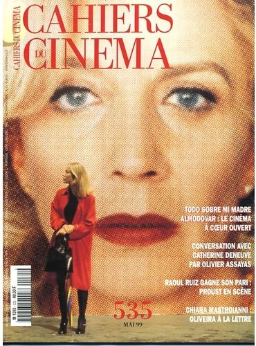 CAHIERS DU CINEMA magazine side cover Issue 535 May 1999