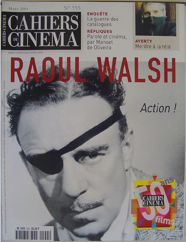 CAHIERS DU CINEMA magazine side cover Issue 555 March 2001