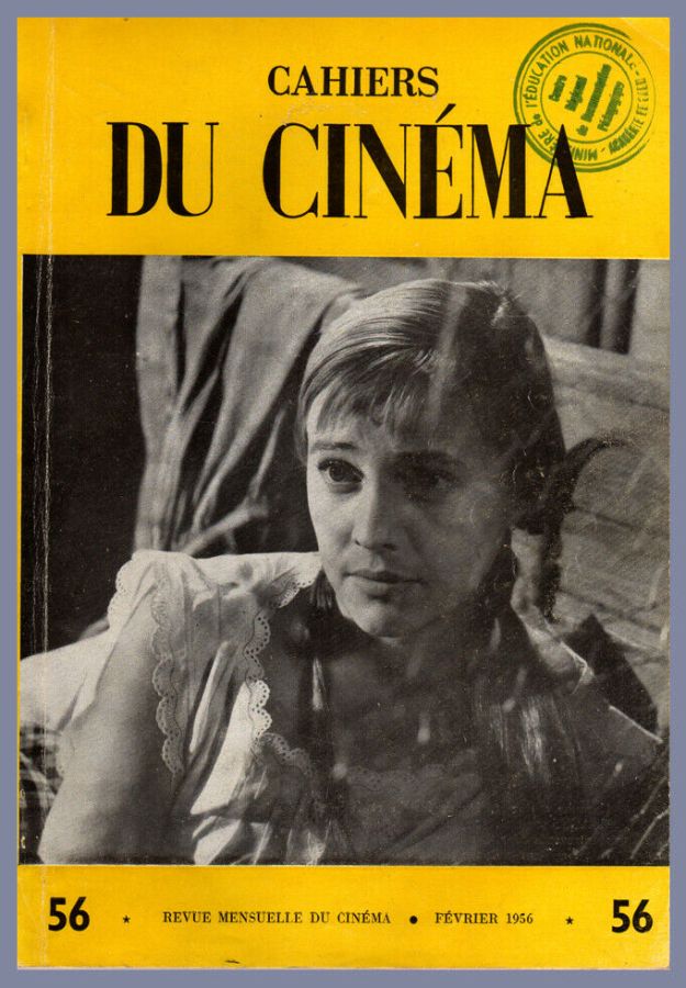 CAHIERS DU CINEMA magazine side cover Issue 56 February 1956