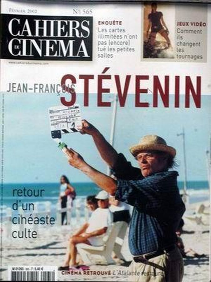 CAHIERS DU CINEMA magazine side cover Issue 565 February 2002