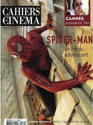 CAHIERS DU CINEMA magazine side cover Issue 569 June 2002