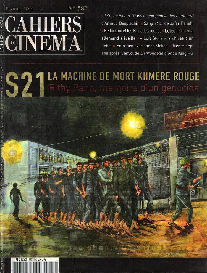 CAHIERS DU CINEMA magazine side cover Issue 587 February 2004