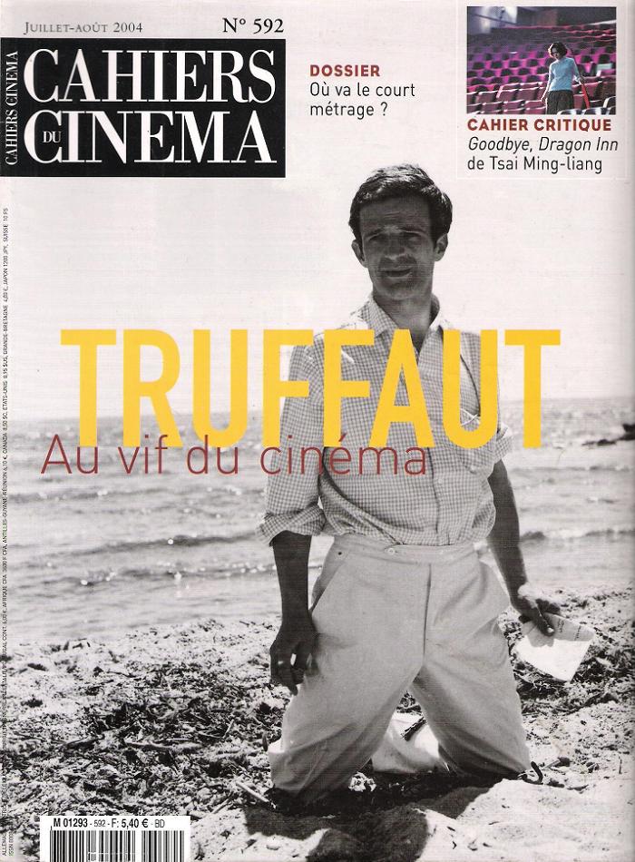 CAHIERS DU CINEMA magazine side cover Issue 592 July/August 2004