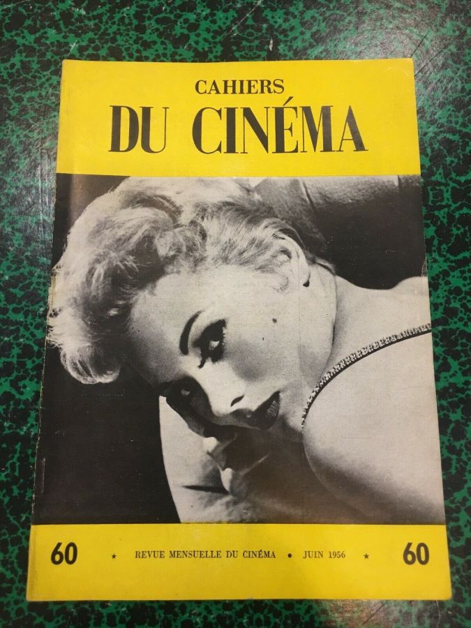 CAHIERS DU CINEMA magazine side cover Issue 60 June 1956