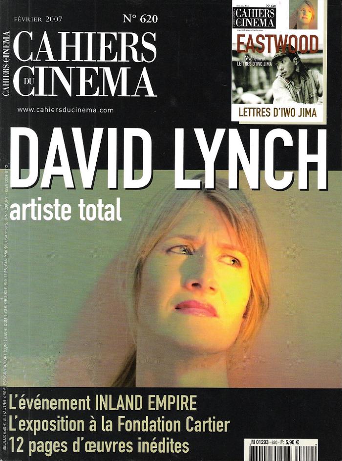CAHIERS DU CINEMA magazine side cover Issue 620 February 2007