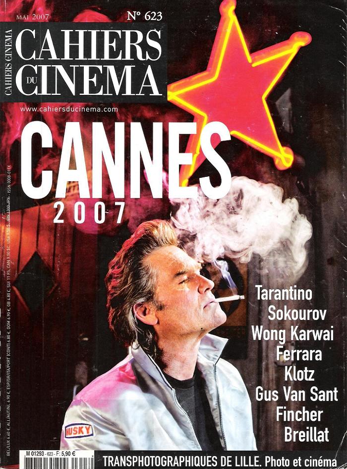 CAHIERS DU CINEMA magazine side cover Issue 623 May 2007