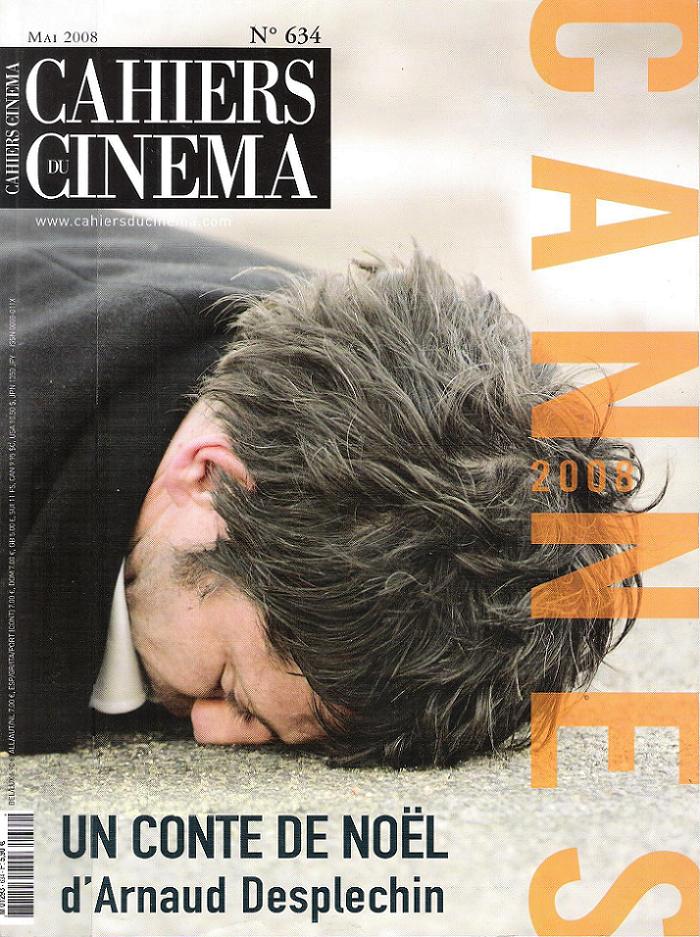 CAHIERS DU CINEMA magazine side cover Issue 634 May 2008
