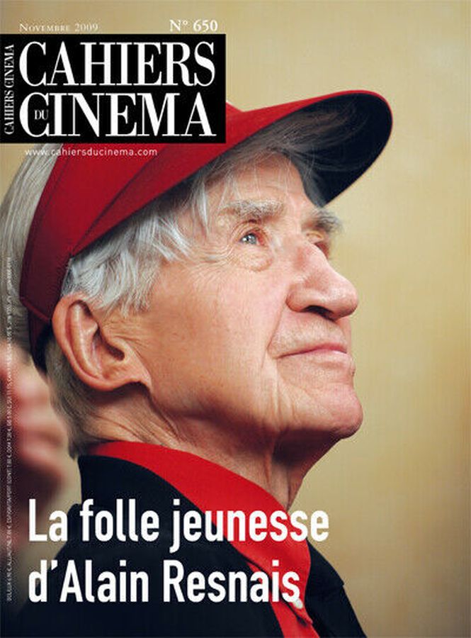 CAHIERS DU CINEMA magazine side cover Issue 650 November 2009