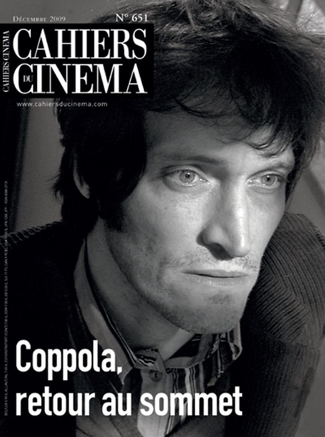 CAHIERS DU CINEMA magazine side cover Issue 651 December 2009