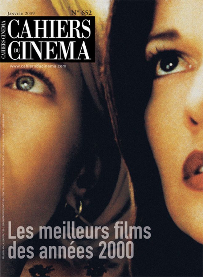 CAHIERS DU CINEMA magazine side cover Issue 652 January 2010