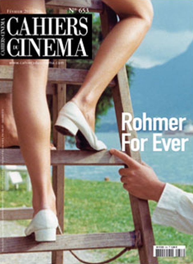 CAHIERS DU CINEMA magazine side cover Issue 653 February 2010