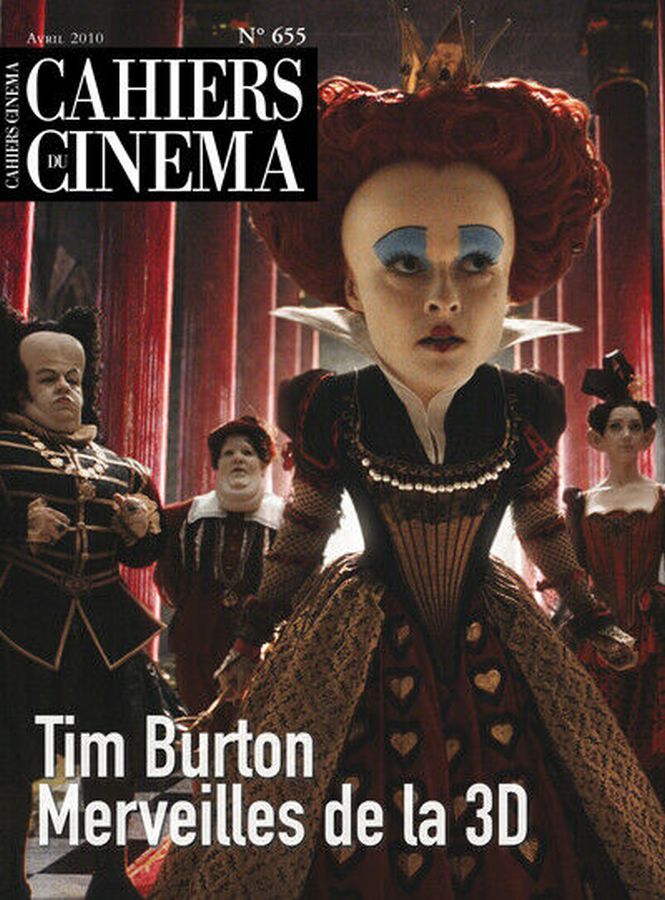 CAHIERS DU CINEMA magazine side cover Issue 655 April 2010