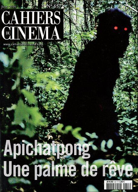 CAHIERS DU CINEMA magazine side cover Issue 657 June 2010