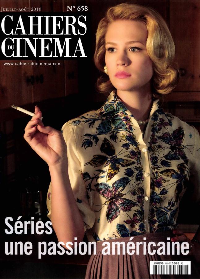 CAHIERS DU CINEMA magazine side cover Issue 658 July/August 2010