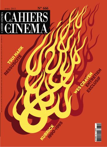 CAHIERS DU CINEMA magazine side cover Issue 666 April 2011