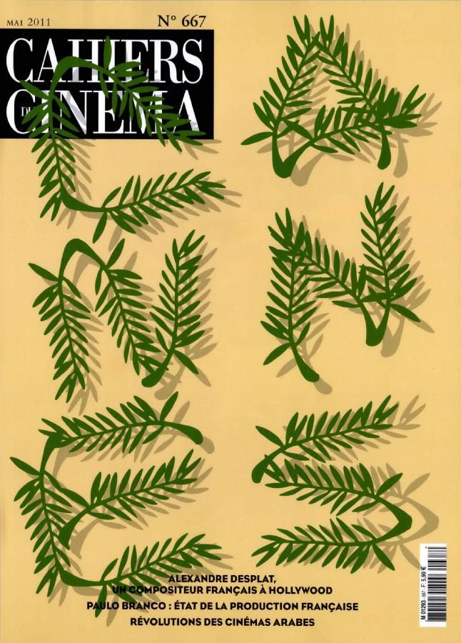 CAHIERS DU CINEMA magazine side cover Issue 667 May 2011