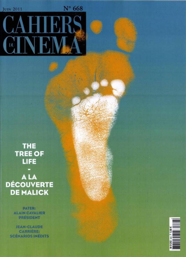 CAHIERS DU CINEMA magazine side cover Issue 668 June 2011