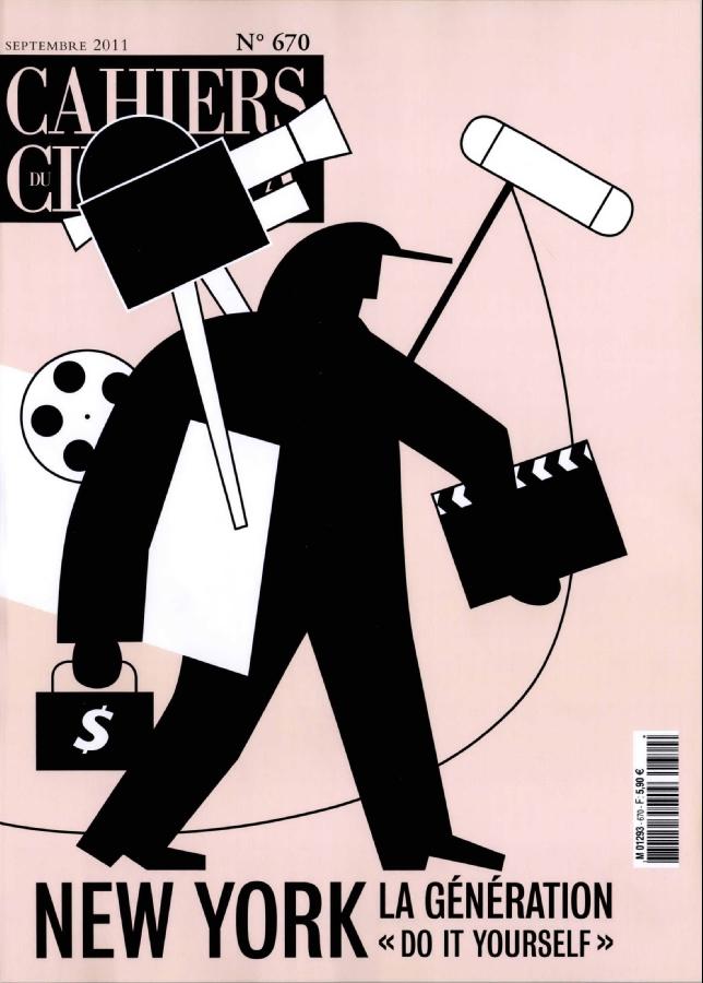 CAHIERS DU CINEMA magazine side cover Issue 670 September 2011