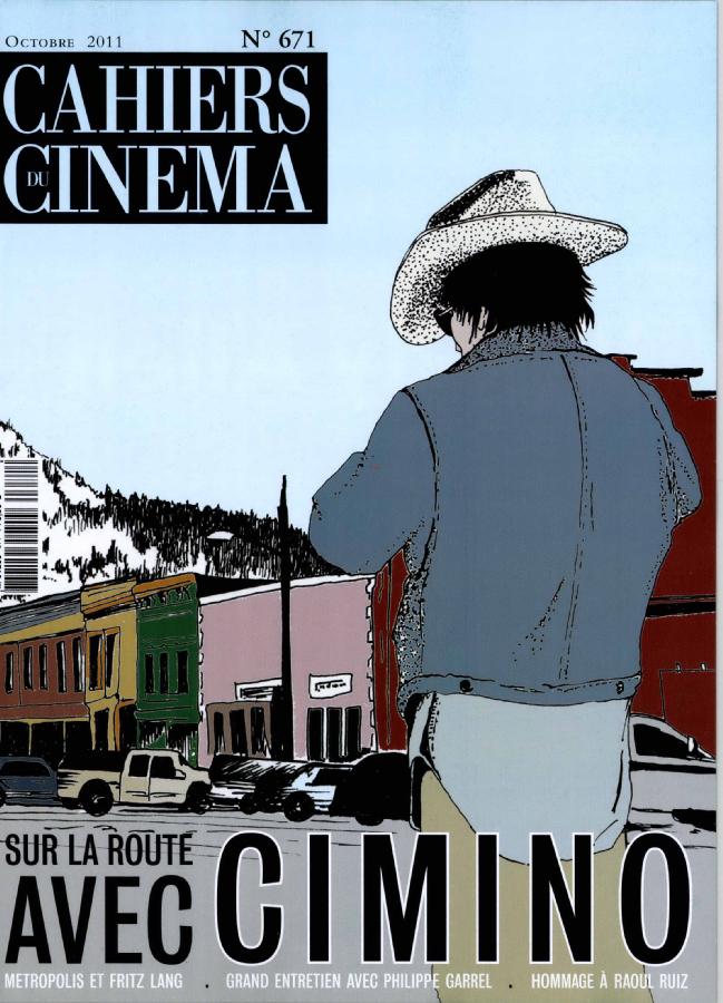 CAHIERS DU CINEMA magazine side cover Issue 671 October 2011
