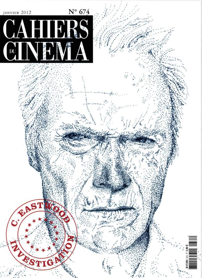 CAHIERS DU CINEMA magazine side cover Issue 674 January 2012
