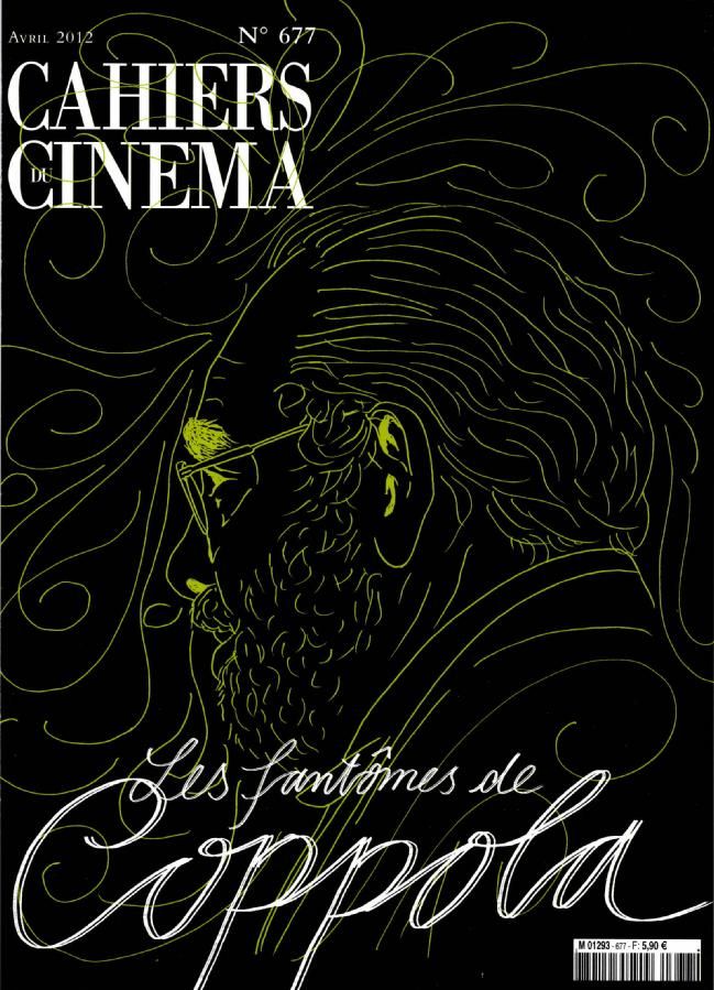 CAHIERS DU CINEMA magazine side cover Issue 677 April 2012
