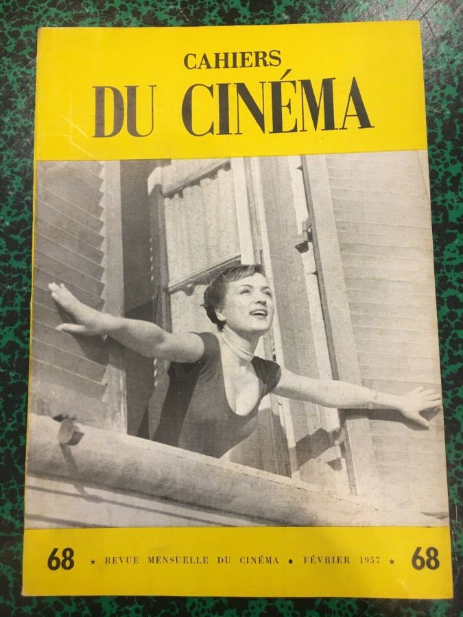 CAHIERS DU CINEMA magazine side cover Issue 68 February 1957