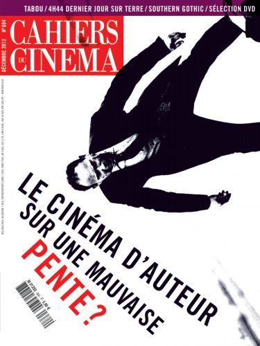 CAHIERS DU CINEMA magazine side cover Issue 684 December 2012